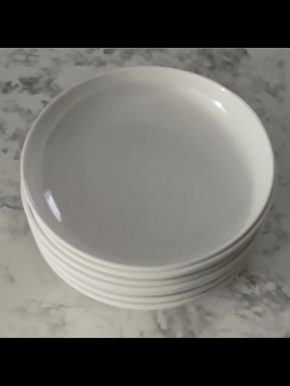 Fasmov Set of 6 White Melamine Pasta / Salad Bowls – 8